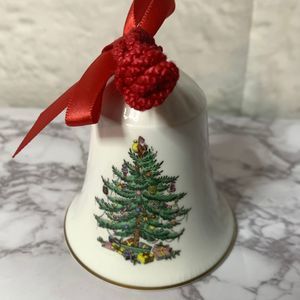 Spode Fourth In Series Merry Christmas Tree Holiday Fringe Bell